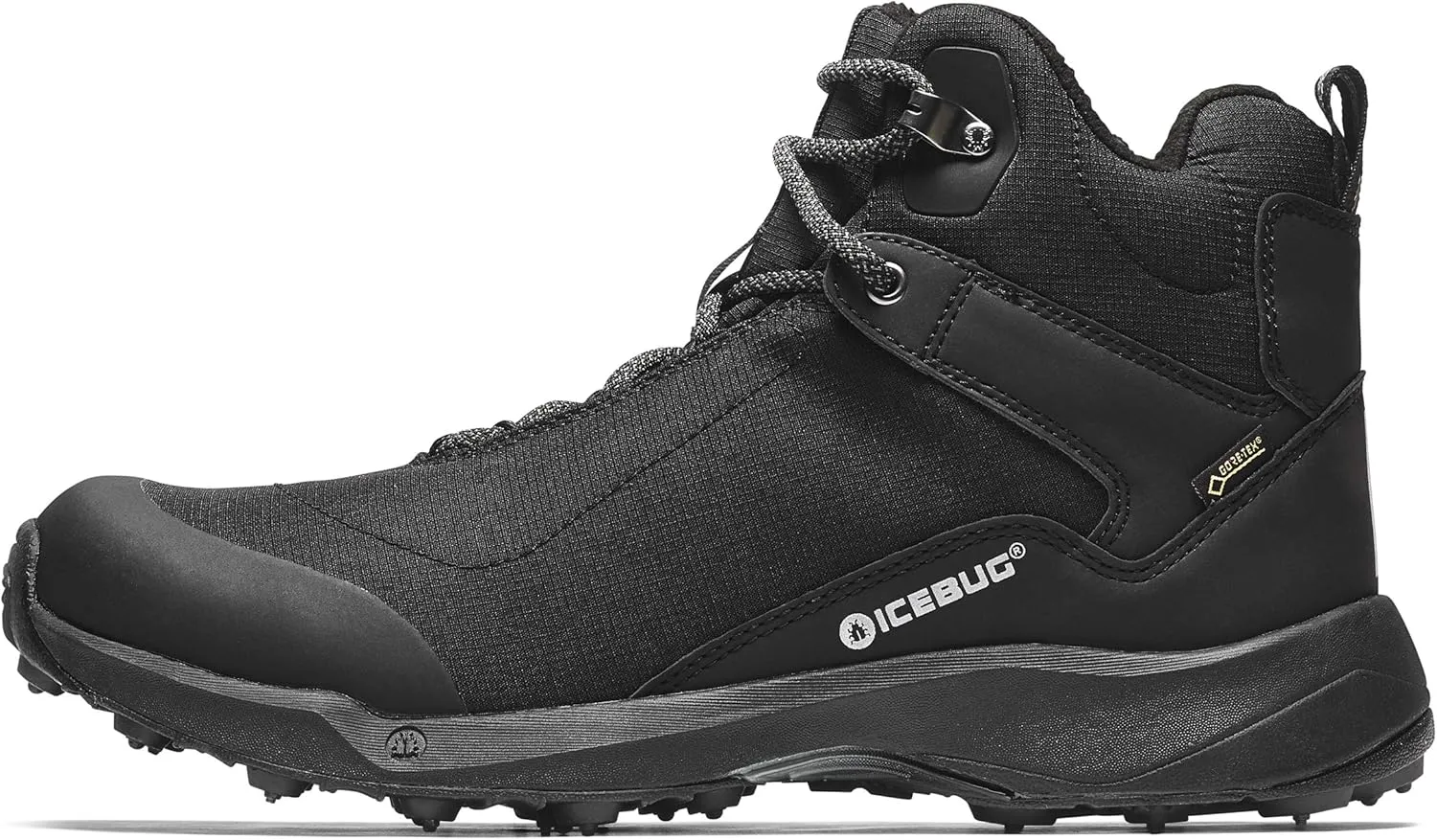 Icebug Mens Pace3 BUGrip GTX Hiking Boot with Carbide Studded Traction Sole