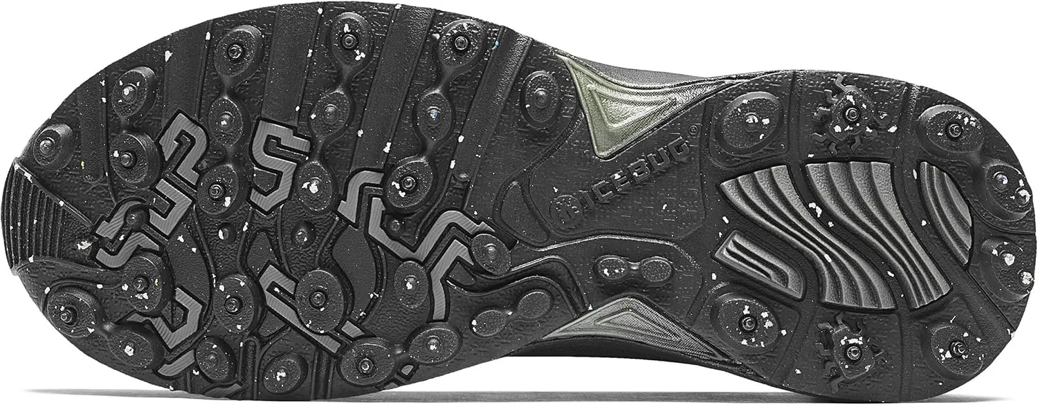 Icebug Mens Stride BUGrip Hiking Boot with Carbide Studded Traction Sole