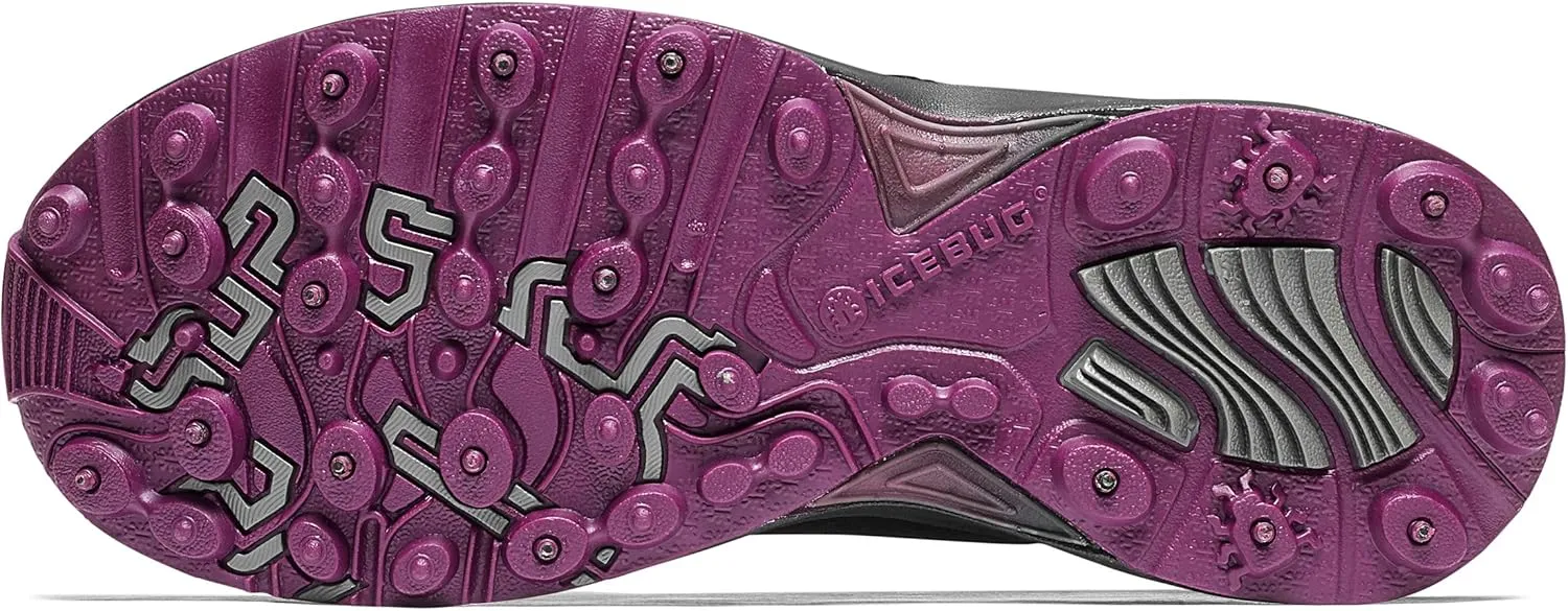 Icebug Womens Pace3 BUGrip GTX Hiking Boot with Carbide Studded Traction Sole