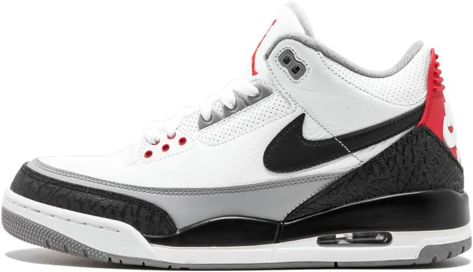 Jordan Nike Men's Air 3 Retro Tinker NRG White/Black/Red AQ3835-160 (Size: 11)