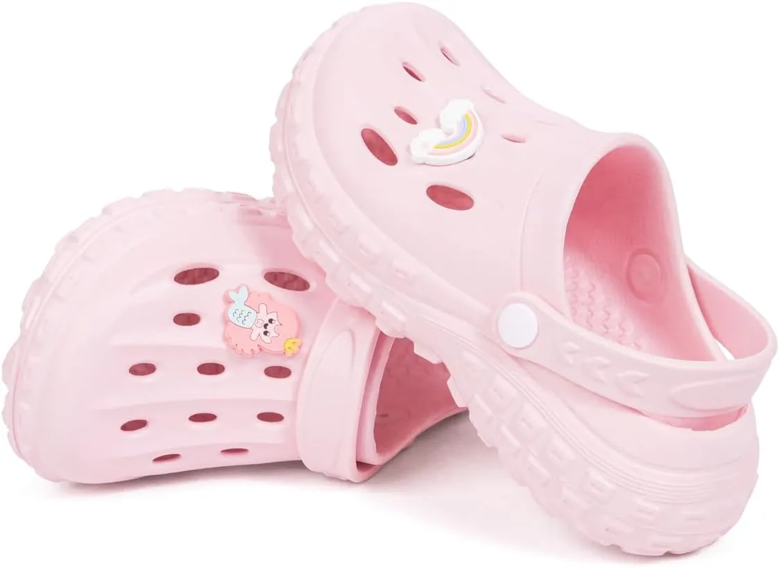 Kids Boys Girls Cute Garden Clogs Little Kid EVA Water Sandals Lightweight Indoor Outdoor Summer Beach Pool Play Shoes Children Comfort Slippers Slides