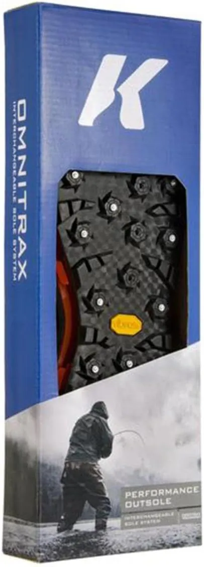 Korkers Men's Omnitrax 3.0 Winter Studded Vibram Xs Trek Sole Ice and Snow Traction Cleats