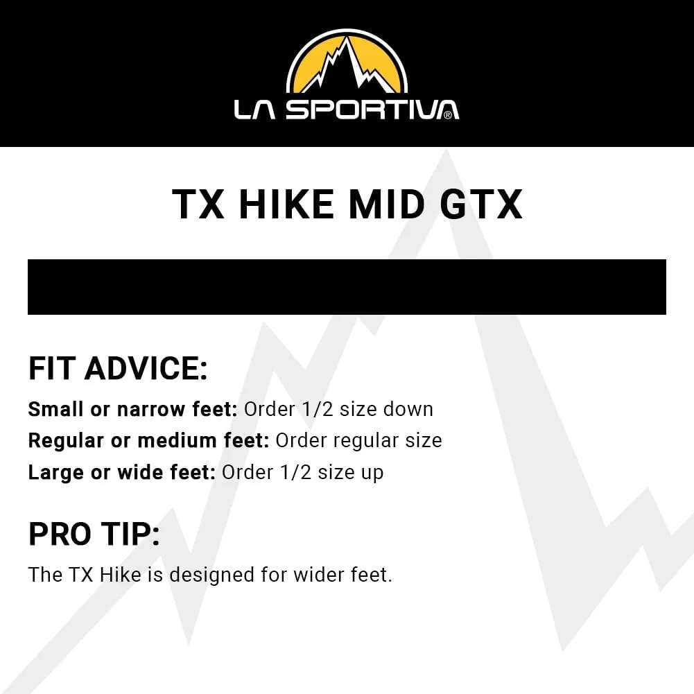 La Sportiva Womens TX Hike Mid Leather GTX Waterproof Hiking Boots