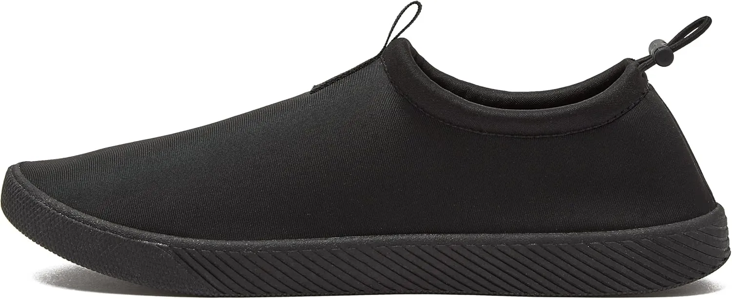 Lands' End Slip On Water Shoes Men, Quick Dry Neoprene Sport Mens Water Shoes for Beach, Pool, or River with Drainage Holes, Navy Blue or Black, Size 7-15 Aqua Swim Shoes for Men