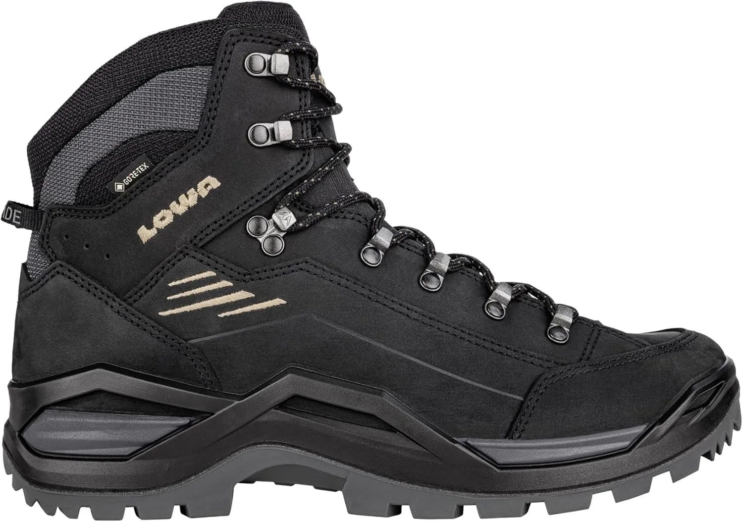 LOWA Renegade Evo GTX MID Medium Boot, Black Dune, 10
