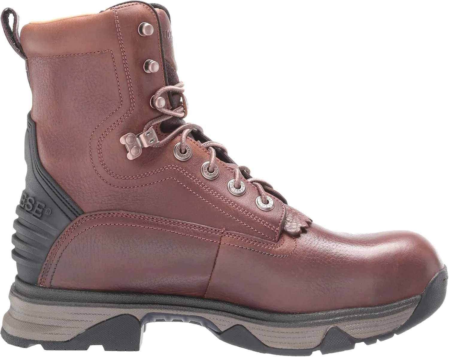 Lucchese Bootmaker Men's 8" Lace Up Work Boot: Nano Composite Safety Toe Construction