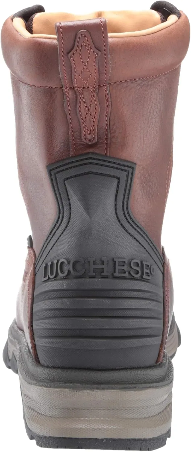 Lucchese Bootmaker Men's 8" Lace Up Work Boot: Nano Composite Safety Toe Construction