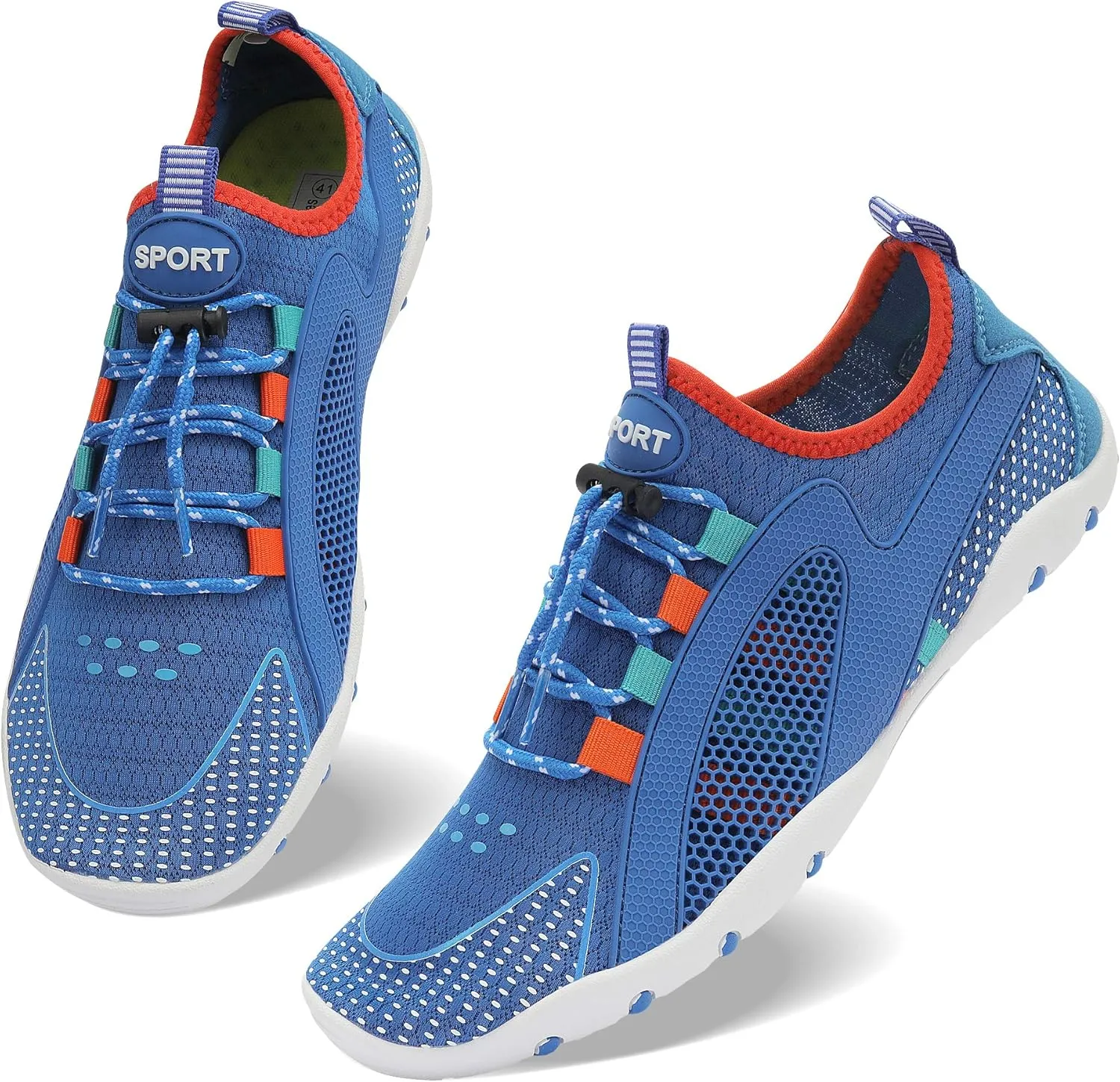 MAYZERO Water Shoes Men Women Swim Surf Shoes Beach Pool Shoes Wide Toe Hiking Aqua Shoes Winter House Slippers