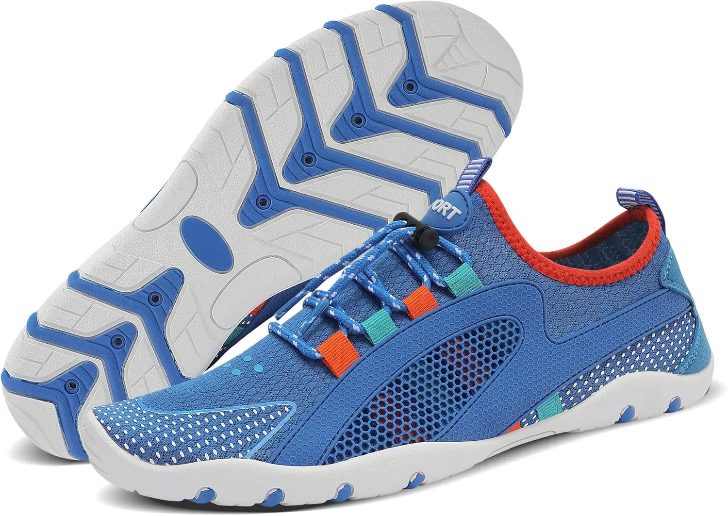 MAYZERO Water Shoes Men Women Swim Surf Shoes Beach Pool Shoes Wide Toe Hiking Aqua Shoes Winter House Slippers