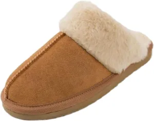 Minnetonka Women's Chesney Scuff, Cinnamon, 8.5 W US