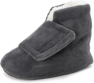 MUK LUKS Men's Adjustable Shearling Bootie Slipper