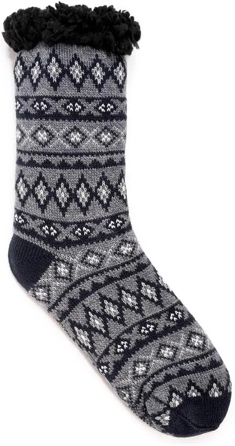 MUK LUKS Men's Cabin Sox Slipper