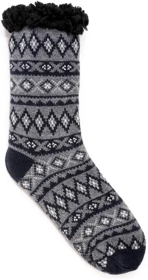 MUK LUKS Men's Cabin Sox Slipper