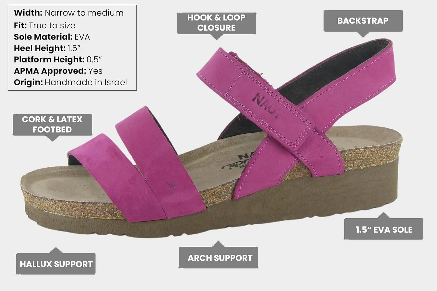 Naot Women's Kayla Wedge Sandal