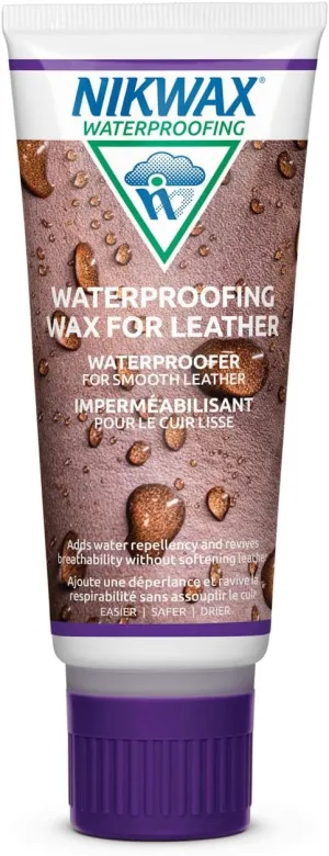 Nikwax Waterproofing Wax for Leather, Cream, Restores DWR Water Repellency, Shoe Care, Boot & Footwear Cleaner, Rain Protection, Safe for Gore-Tex