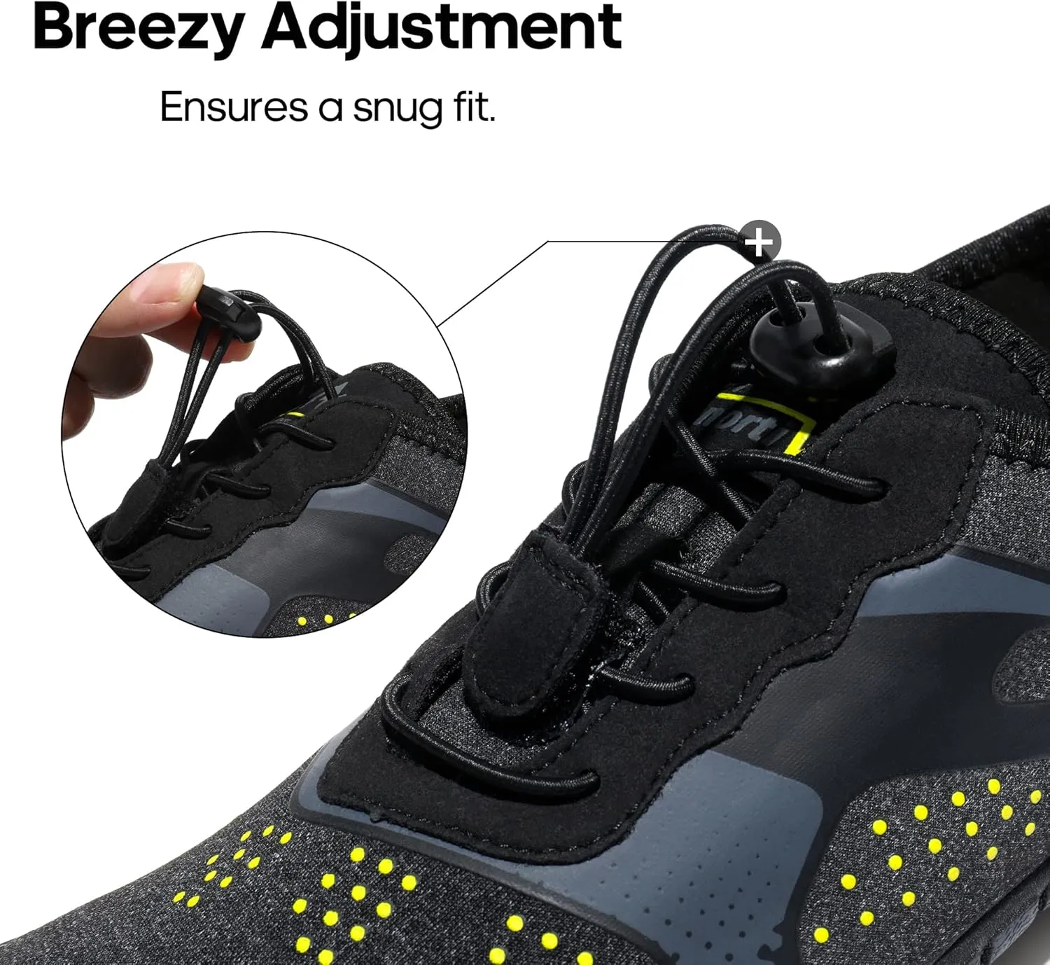 NORTIV 8 Men's Water Shoes Barefoot Athletic Lightweight Sports Aqua Shoes Outdoor Swim Fishing Hiking Diving Surf Walking Water Shoe TREKMAN