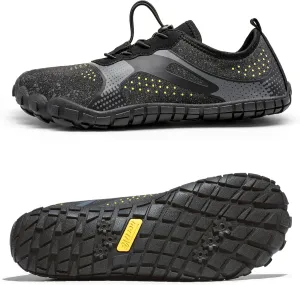 NORTIV 8 Men's Water Shoes Barefoot Athletic Lightweight Sports Aqua Shoes Outdoor Swim Fishing Hiking Diving Surf Walking Water Shoe TREKMAN