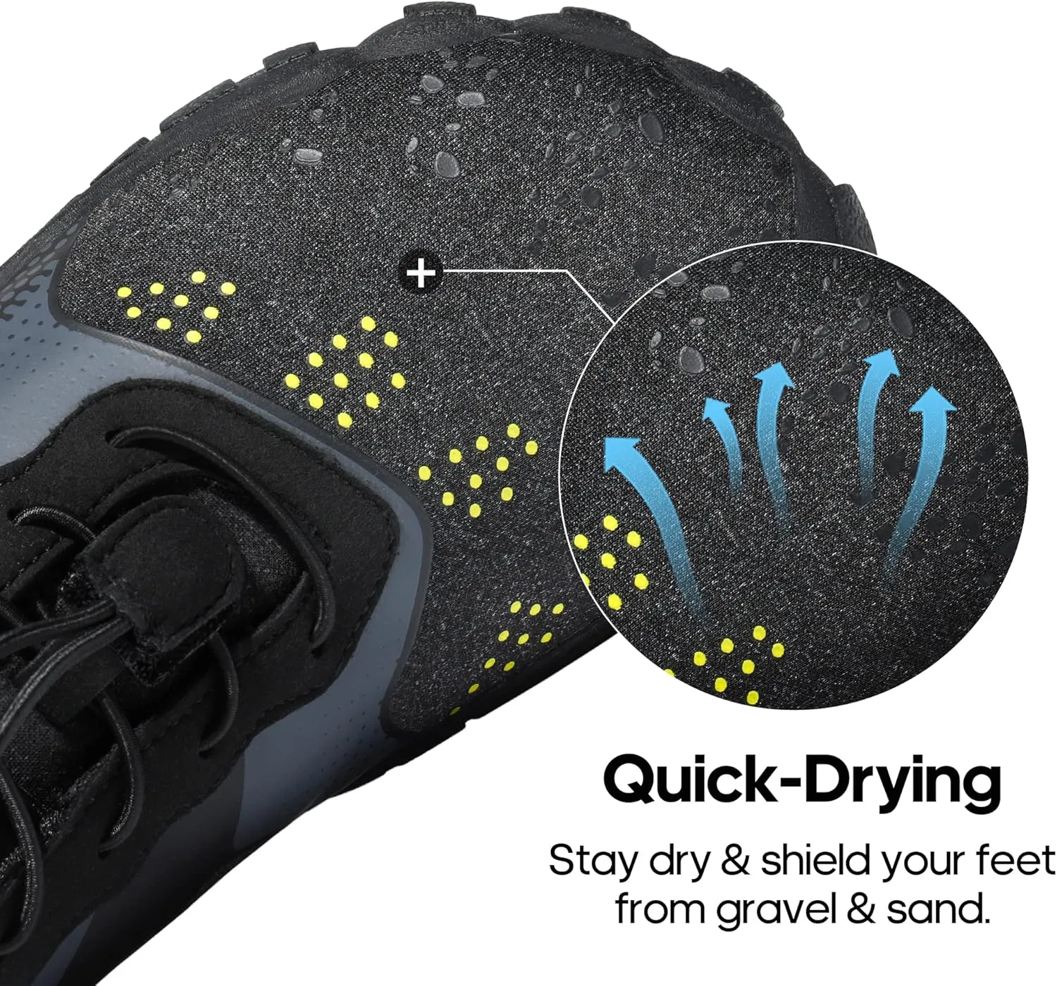 NORTIV 8 Men's Water Shoes Barefoot Athletic Lightweight Sports Aqua Shoes Outdoor Swim Fishing Hiking Diving Surf Walking Water Shoe TREKMAN