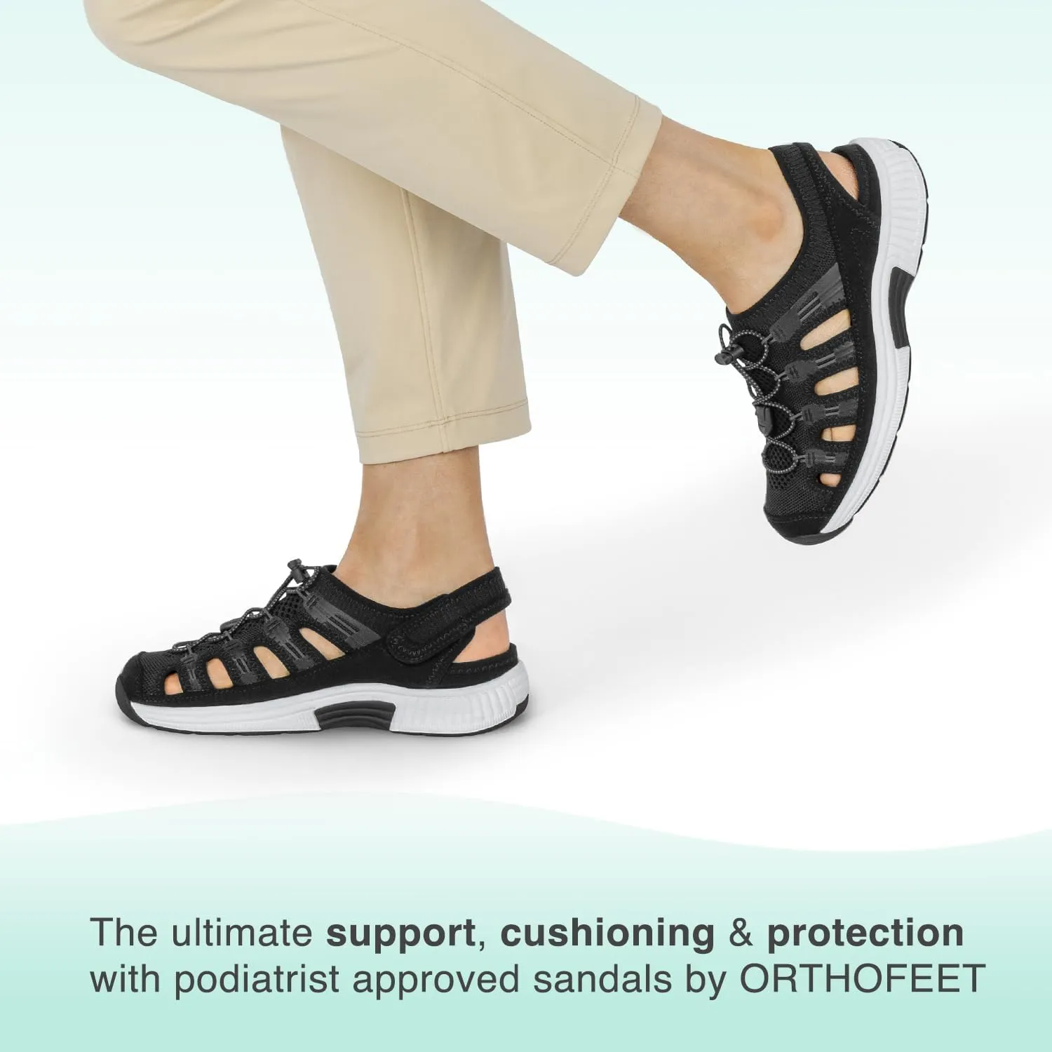 Orthofeet Women's Orthopedic Knit Laguna Sandals