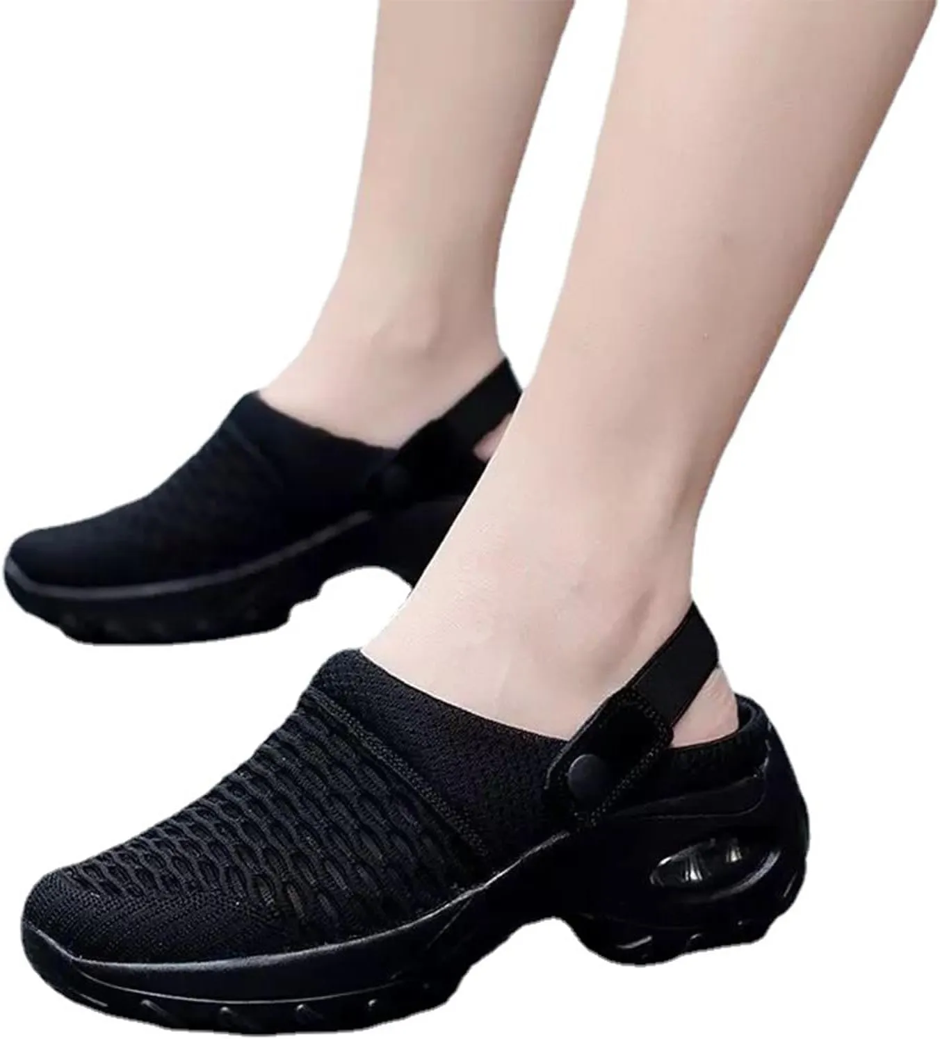 Orthopedic Clogs for Women, Air Cushion Support to Reduce Back and Knee Pressure Orthopedic Womens Walking Shoes