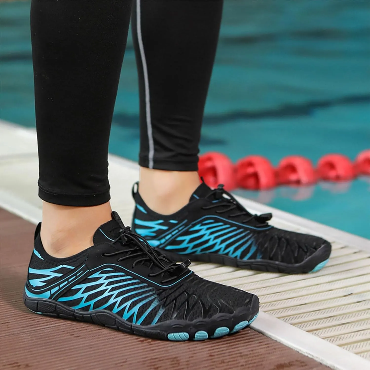 Pro Barefoot Shoes, Quick-Drying, Non-Slip One-Leg Grounding Shoes, Suitable for Hiking, Fitness, Running, Cycling, Swimming and Diving