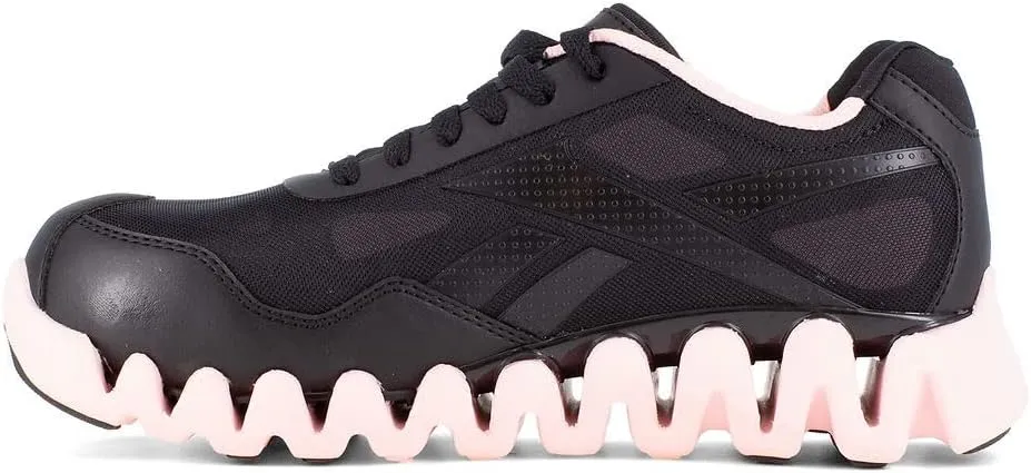 Reebok Women's Rb151 Zig Pulse Work Construction Shoe Pink Safety