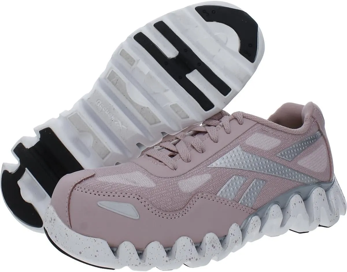 Reebok Women's Rb151 Zig Pulse Work Construction Shoe Pink Safety