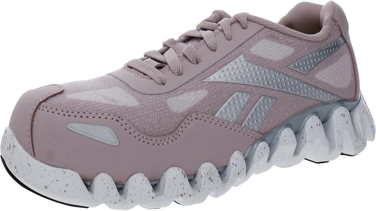 Reebok Women's Rb151 Zig Pulse Work Construction Shoe Pink Safety