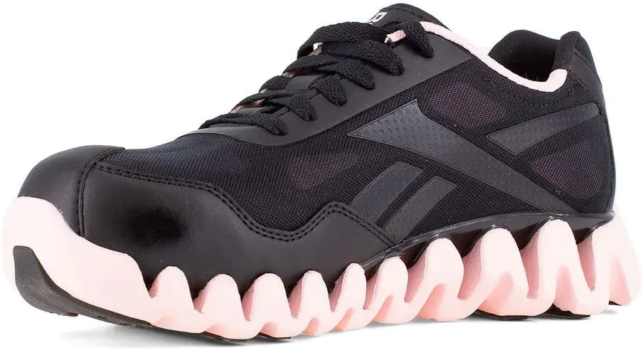 Reebok Women's Rb151 Zig Pulse Work Construction Shoe Pink Safety