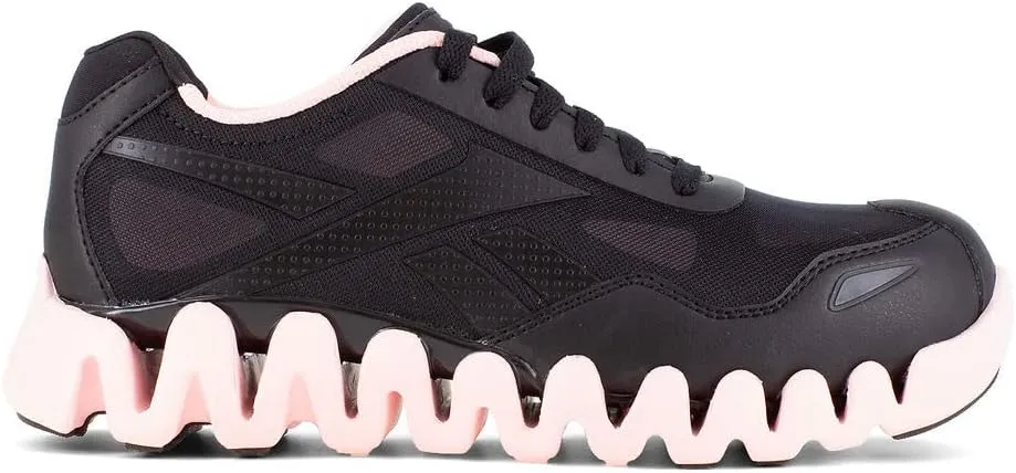 Reebok Women's Rb151 Zig Pulse Work Construction Shoe Pink Safety