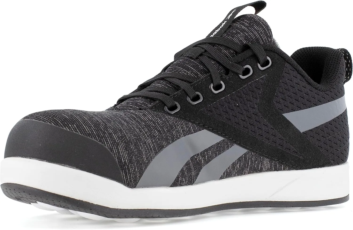Reebok Women's Rb236 Ever Road 3.0 DMX Work Construction Oxford Shoe Black and Grey Safety