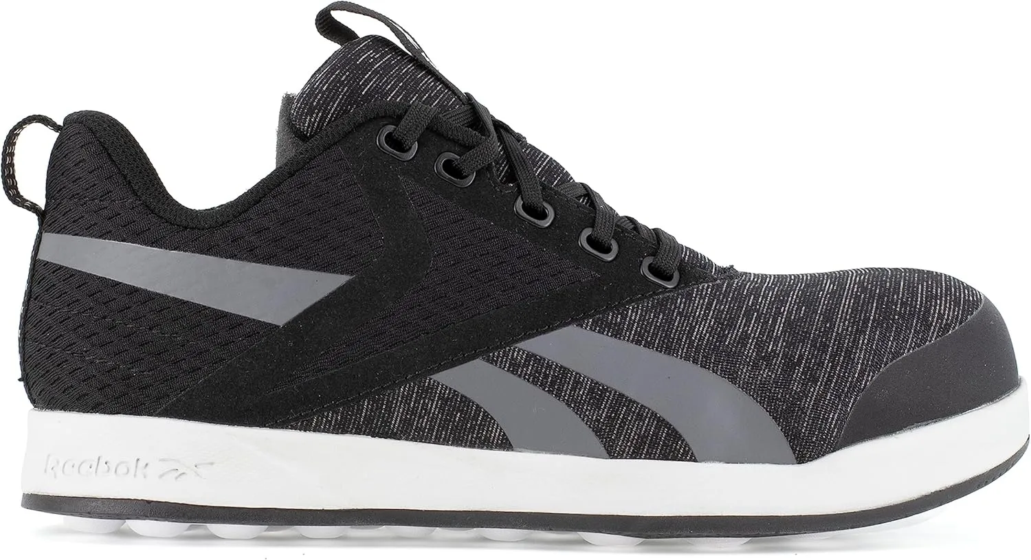 Reebok Women's Rb236 Ever Road 3.0 DMX Work Construction Oxford Shoe Black and Grey Safety