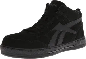 Reebok Work Men's RB1735 Dayod Safety Toe Skateboard Work Shoe Black