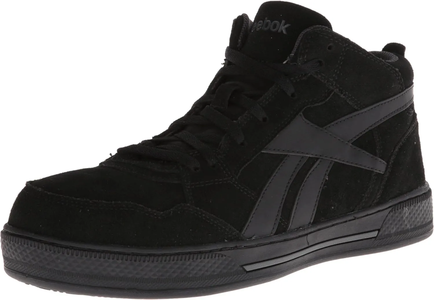 Reebok Work Men's RB1735 Dayod Safety Toe Skateboard Work Shoe Black