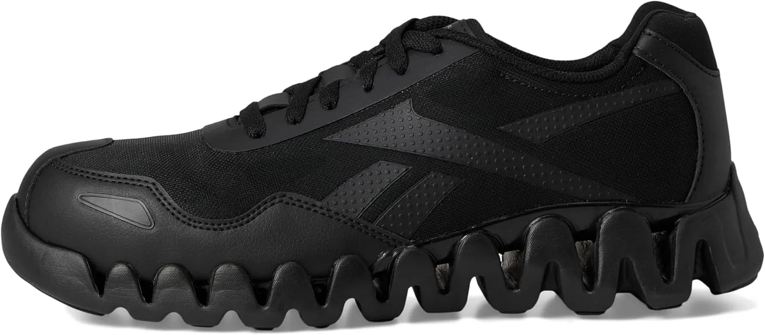 Reebok Work Men's Rb3019 Zig Pulse Work Safety Composite Toe Shoe Black