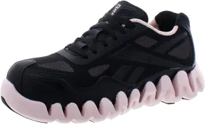 Reebok Work Women's RB321 Zig Pulse Work Construction Shoe Pink Safety, 8.5 Wide