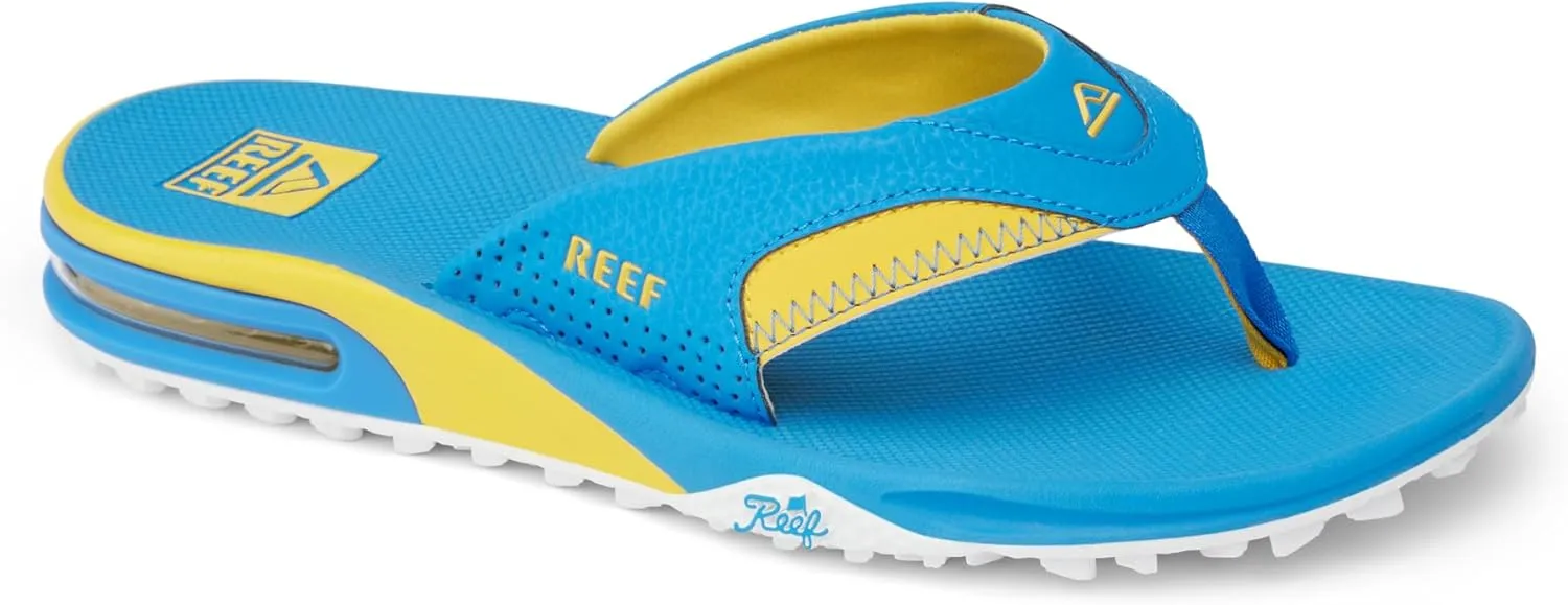 REEF Fanning Pregame Men's Bottle Opener Flip Flop, Arch Support, Durable Outsole, Water Friendly
