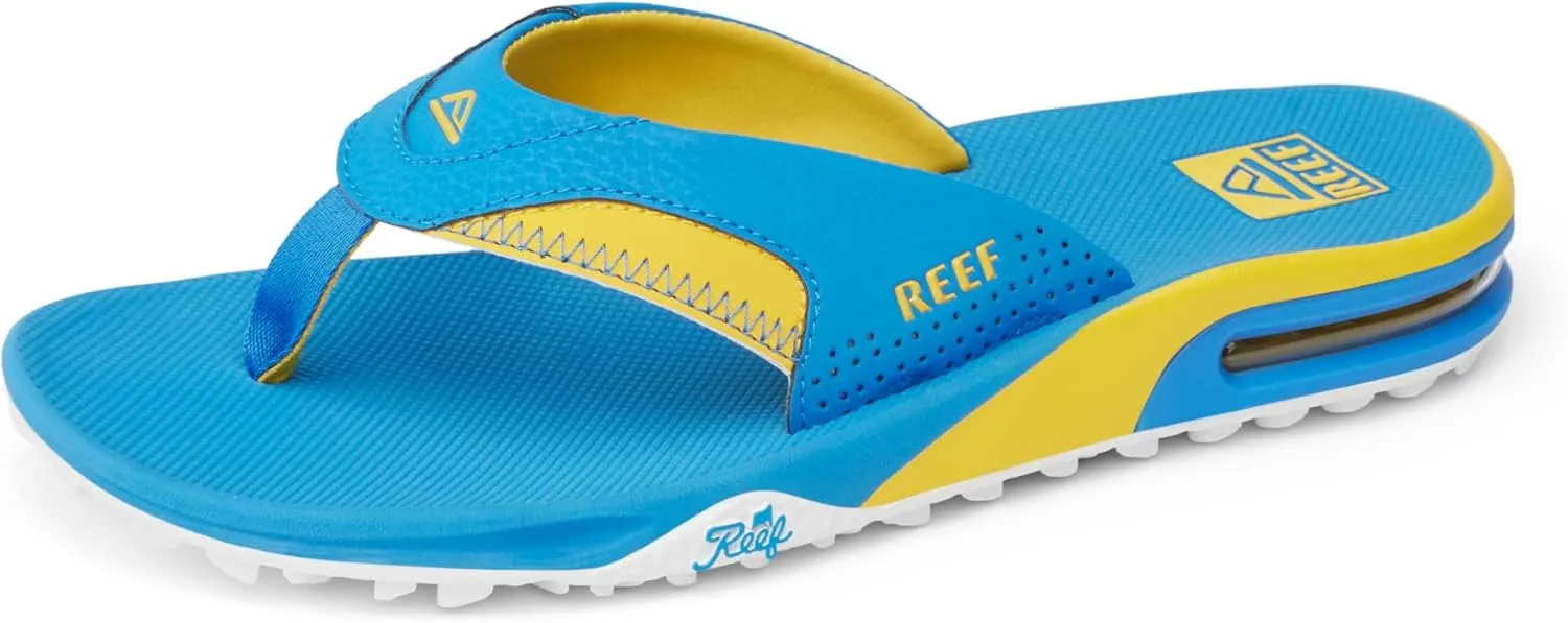 REEF Fanning Pregame Men's Bottle Opener Flip Flop, Arch Support, Durable Outsole, Water Friendly