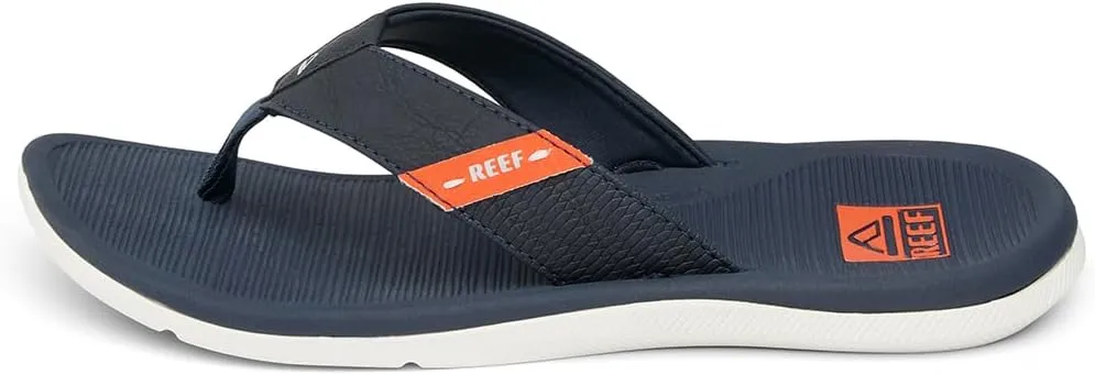 REEF Santa Ana Men's Flip Flop, Arch Support, Water Friendly, Non Marking Outsole