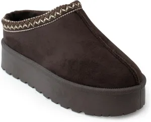 RF ROOM OF FASHION Women's Platform Shearling Mule Clog