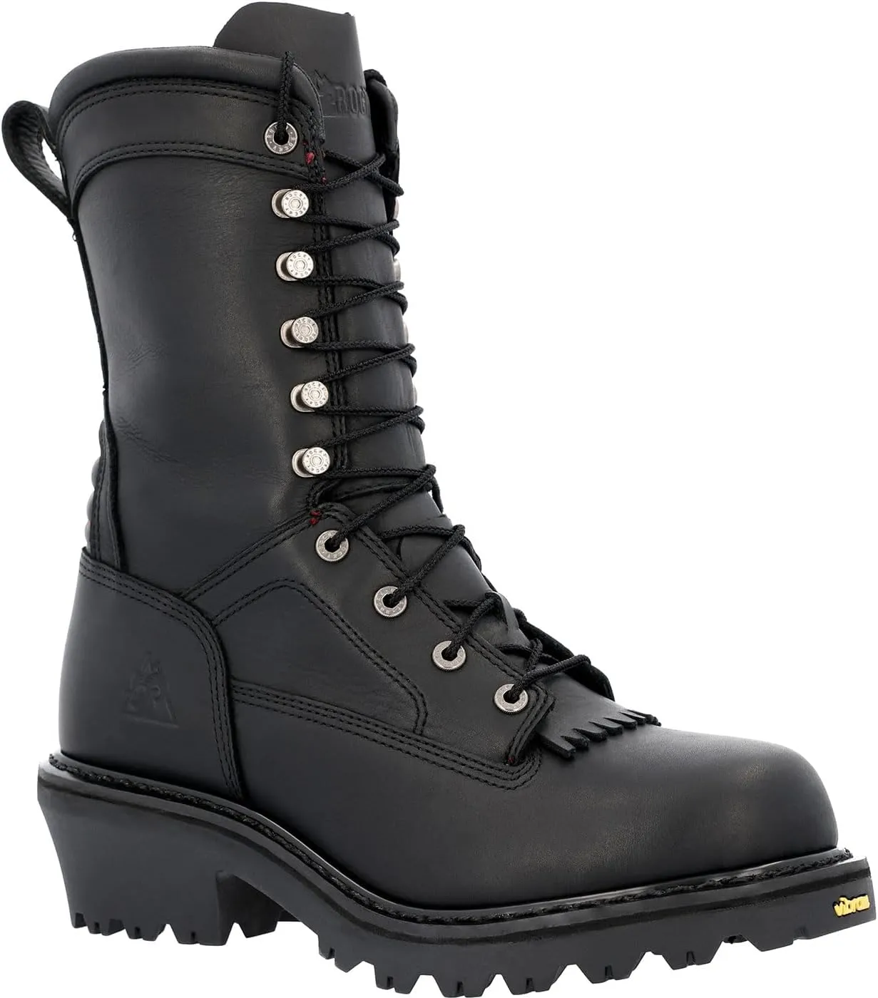 ROCKY Code Red Hotshot Logger Fire Boot, Black, Size 14(XW)