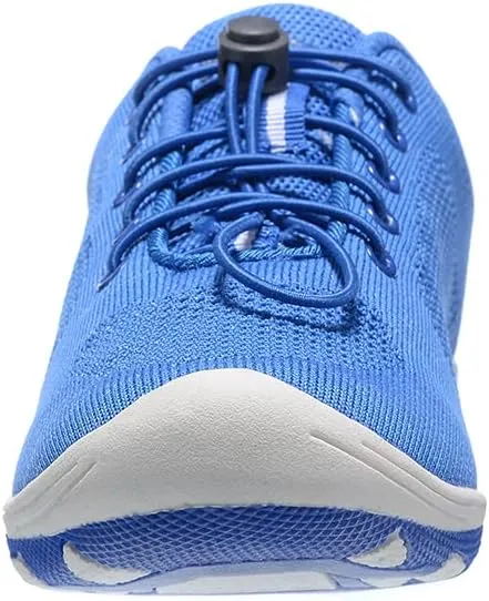 RocSoc Men's Summer Barefoot Woven Fabric Water Sport Aqua Shoes | Breathable, Speed Laceup, Quick Dry Athletic Beach Footwear for Kayaking Fishing Driving Yoga Walking