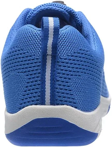 RocSoc Men's Summer Barefoot Woven Fabric Water Sport Aqua Shoes | Breathable, Speed Laceup, Quick Dry Athletic Beach Footwear for Kayaking Fishing Driving Yoga Walking