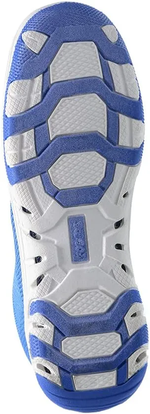 RocSoc Men's Summer Barefoot Woven Fabric Water Sport Aqua Shoes | Breathable, Speed Laceup, Quick Dry Athletic Beach Footwear for Kayaking Fishing Driving Yoga Walking