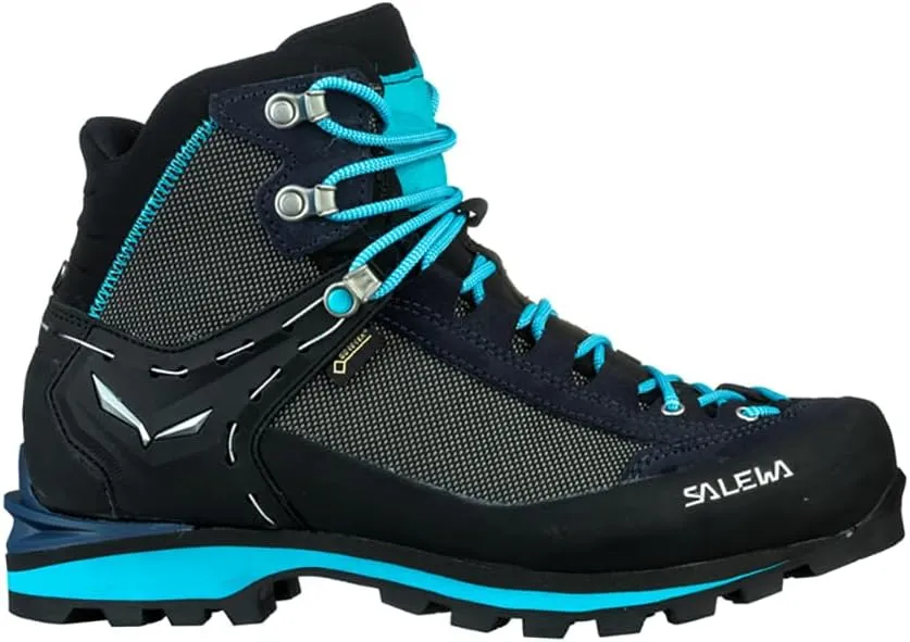 Salewa Women's Crow GTX Waterproof Gore-Tex Trail Boots for Trekking, Climbing, & Mountaineering