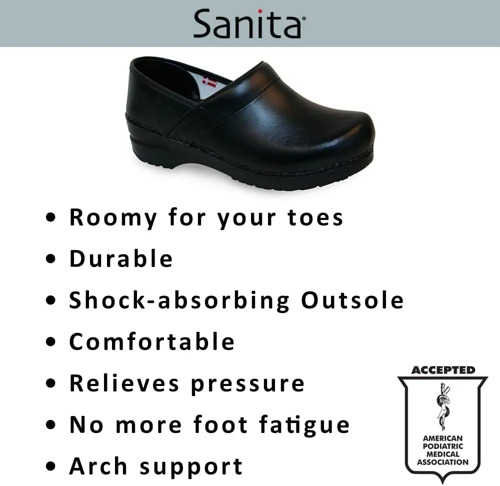 Sanita Margrethe Clog Sandals for Women - Arch Support, Adjustable, APMA-Approved Comfort Sandals