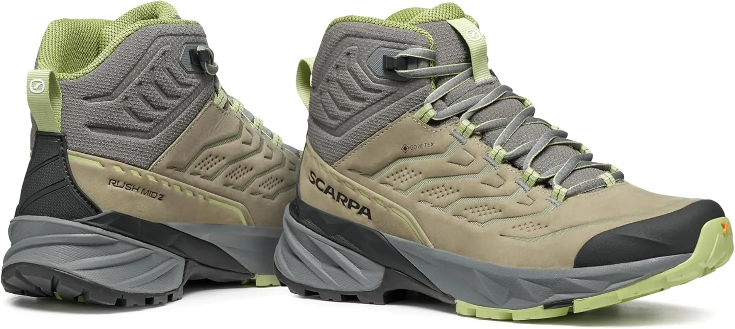 SCARPA Women's Rush 2 Pro Mid GTX Waterproof Gore-Tex Lightweight Hiking Boots