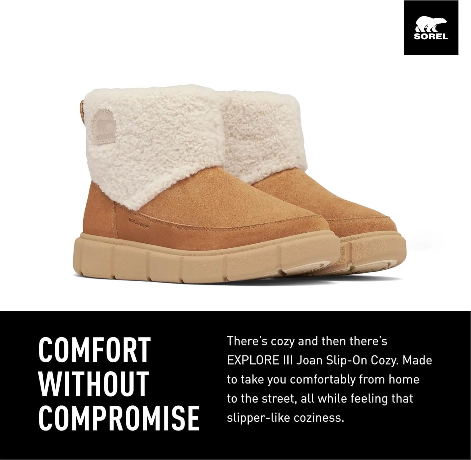 SOREL EXPLORER III SLIP-ON COZY WP