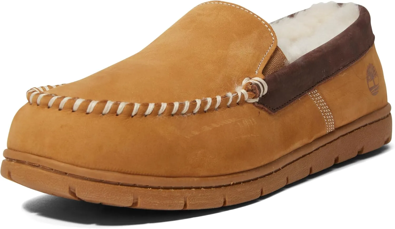 Timberland Men's Mendon Peak Shearling Venetian Moc Slipper W/Nubuck