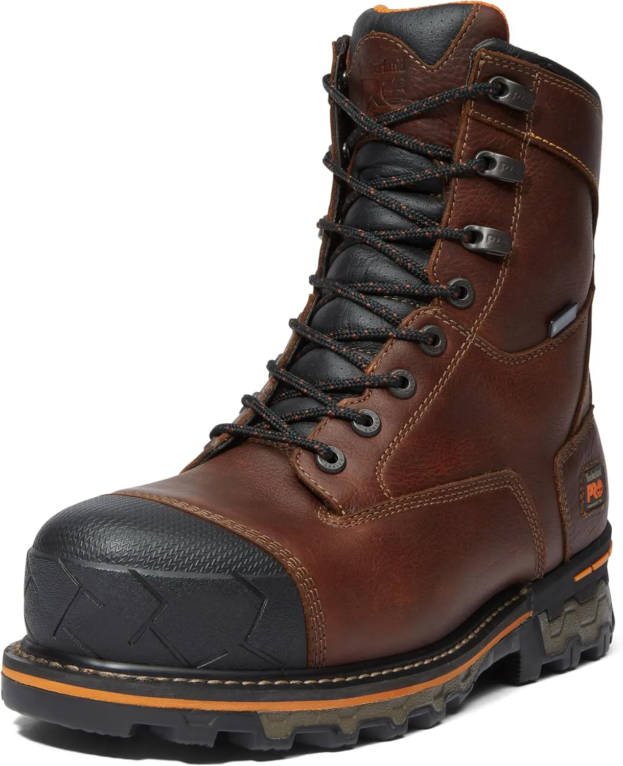 Timberland PRO Men's Boondock 8 Inch Composite Safety Toe Puncture Resistant Insulated Waterproof Industrial Work Boot